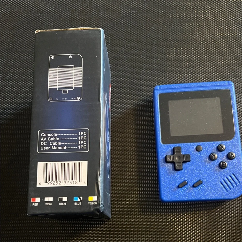 Blue Handheld Gaming Console